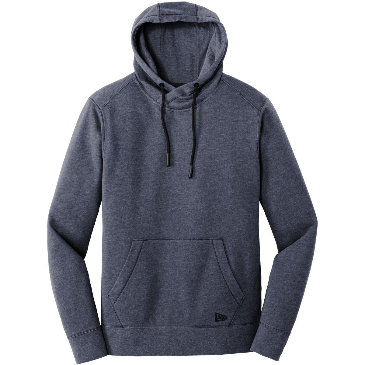 no-logo New Era Tri-Blend Fleece Pullover Hoodie-Hoodies-New Era-True Navy Heather-S-Thread Logic