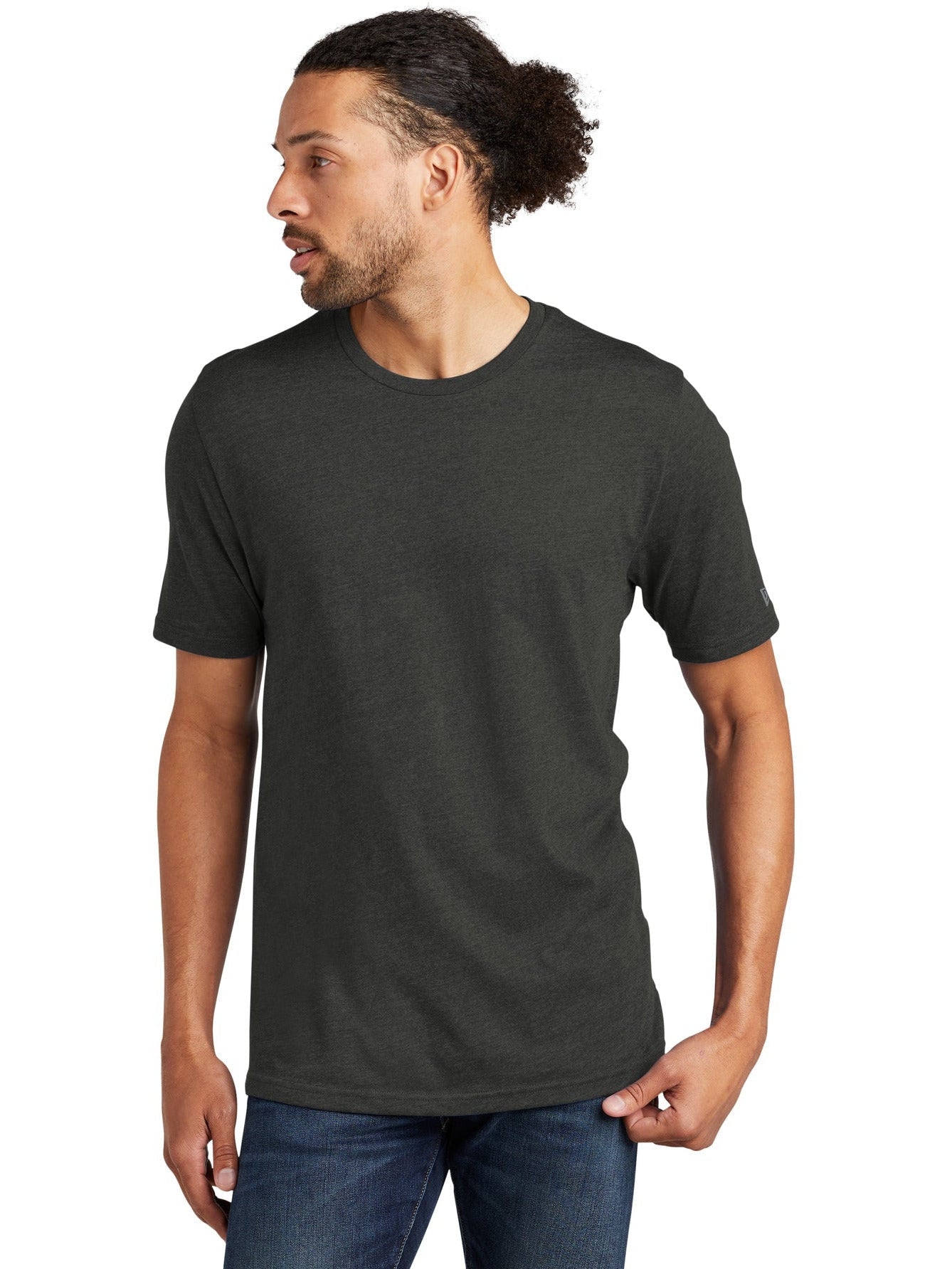 no-logo New Era Tri-Blend Tee-Regular-New Era-Thread Logic