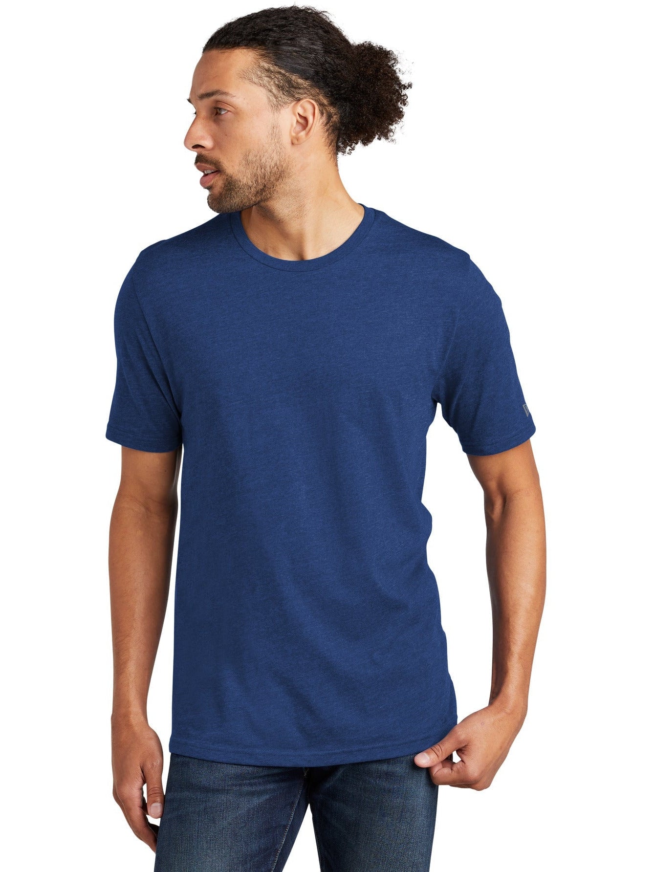no-logo New Era Tri-Blend Tee-Regular-New Era-Thread Logic