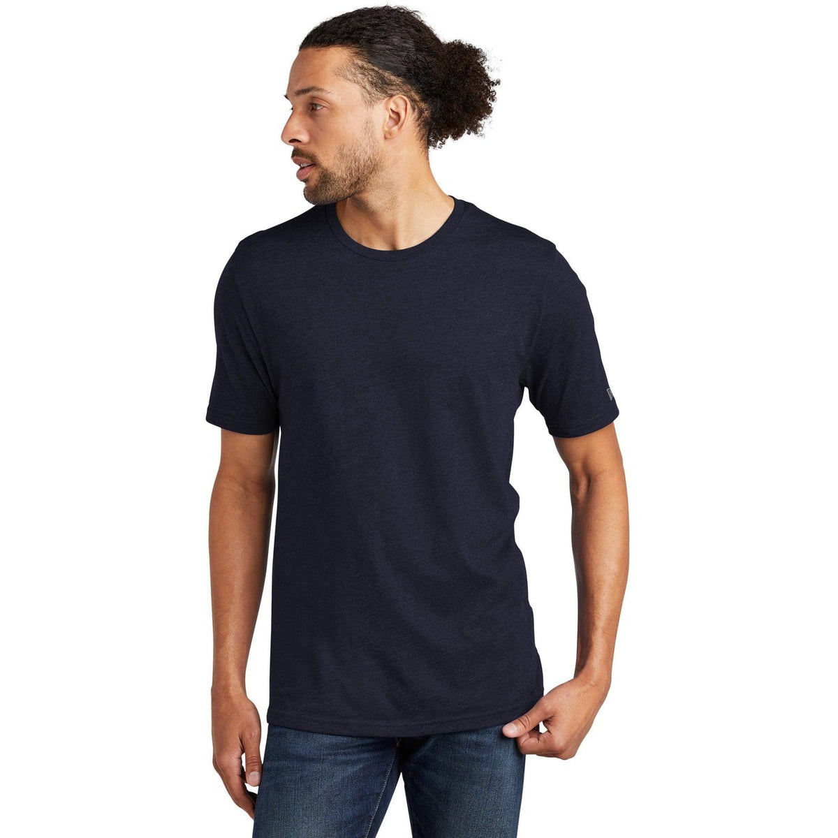 no-logo New Era Tri-Blend Tee-Regular-New Era-Thread Logic