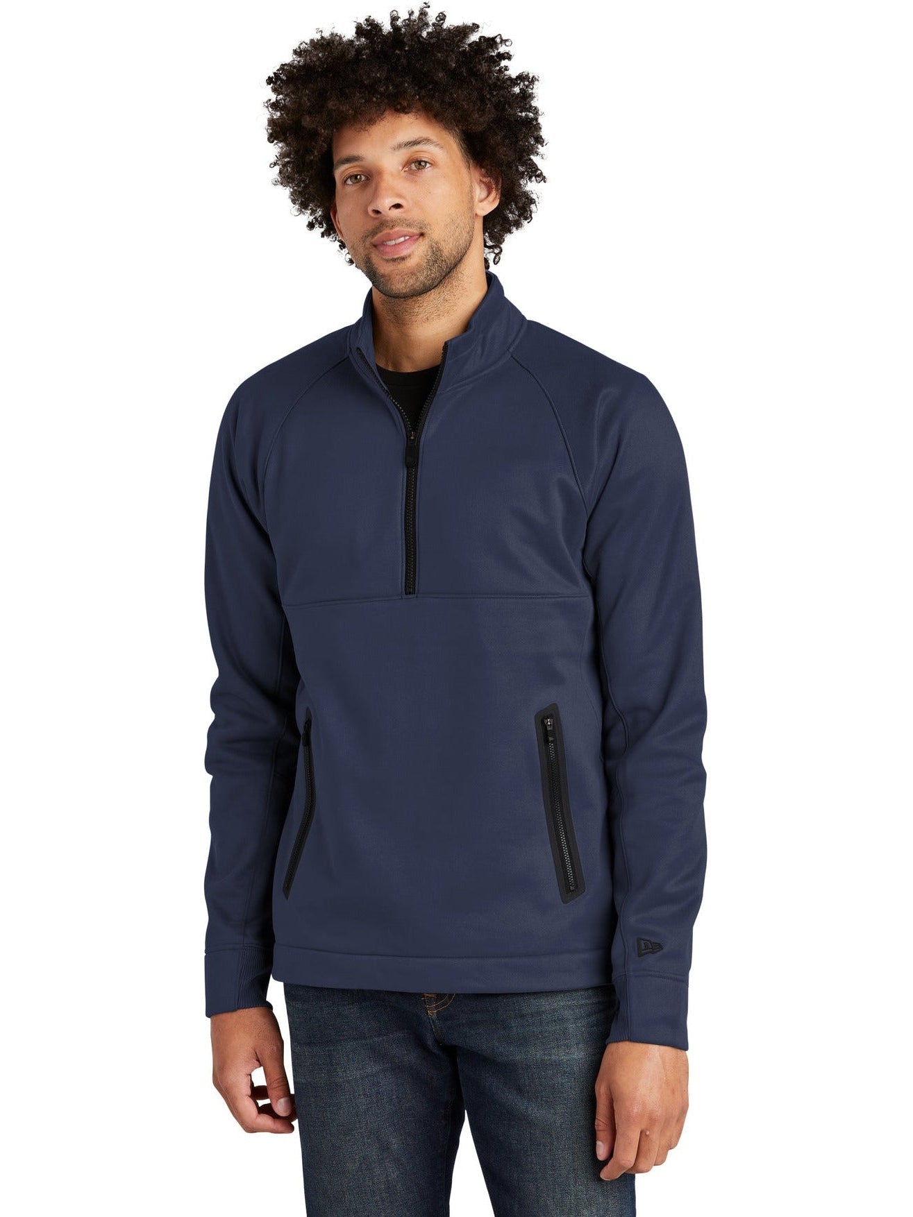 no-logo New Era Venue Fleece 1/4-Zip Pullover-Regular-New Era-Thread Logic