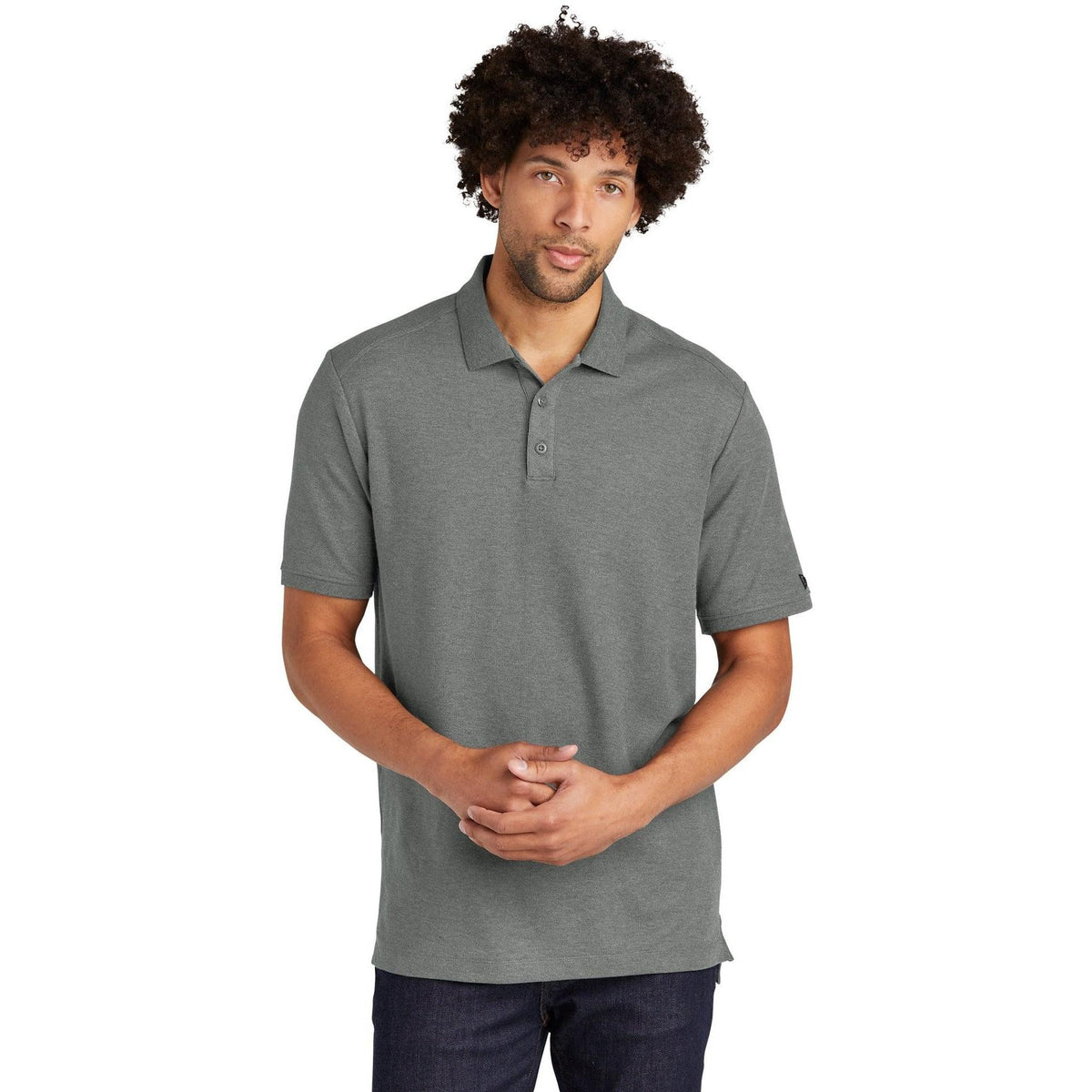 no-logo New Era Venue Home Plate Polo-Regular-New Era-Thread Logic