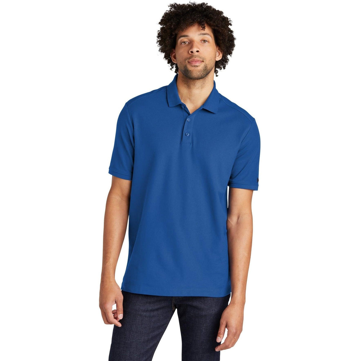 no-logo New Era Venue Home Plate Polo-Regular-New Era-Thread Logic