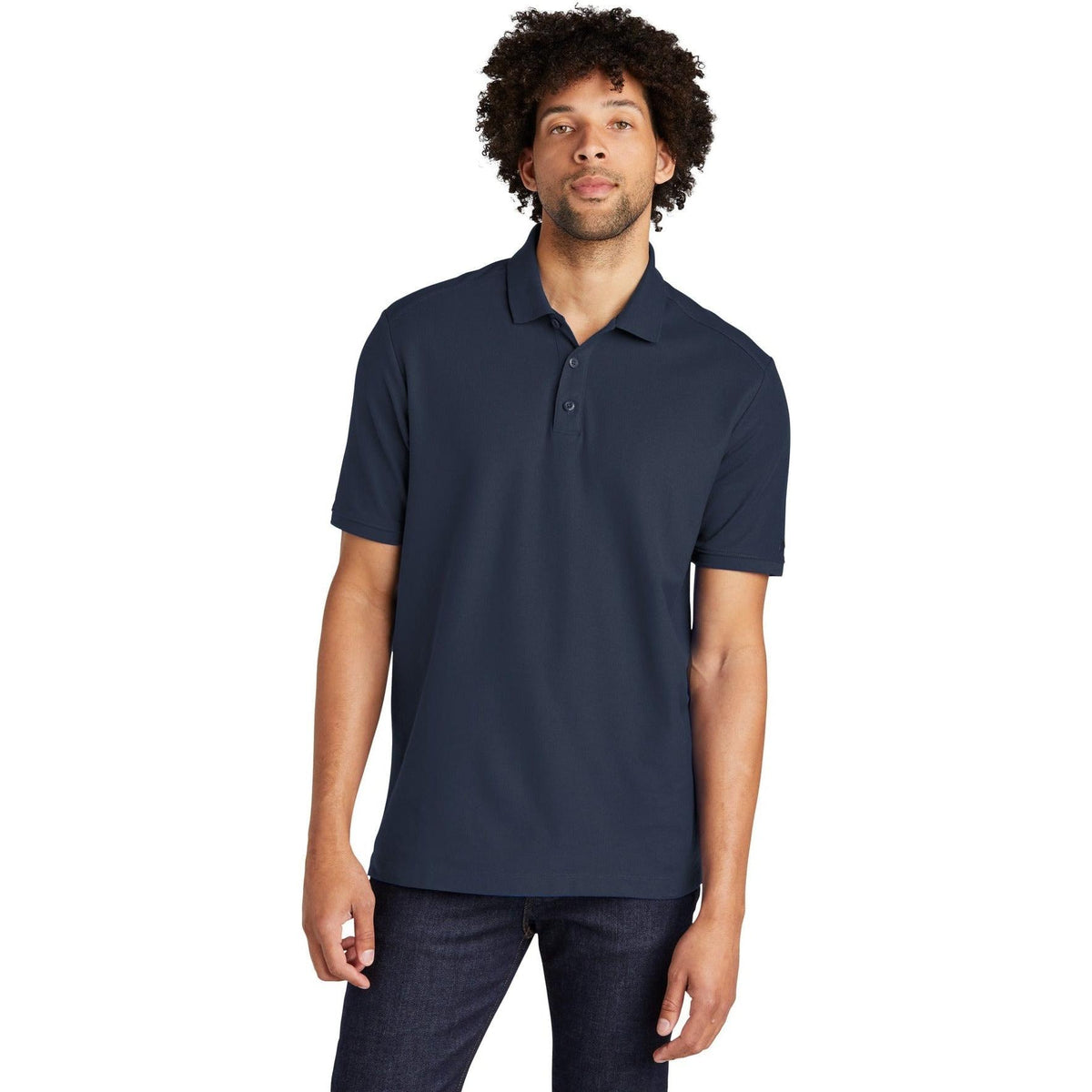 no-logo New Era Venue Home Plate Polo-Regular-New Era-Thread Logic