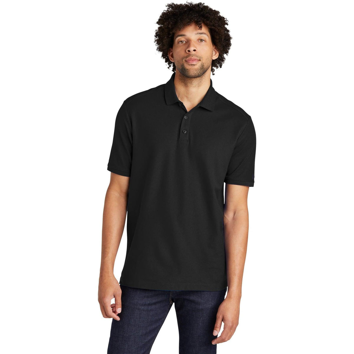 no-logo New Era Venue Home Plate Polo-Regular-New Era-Thread Logic