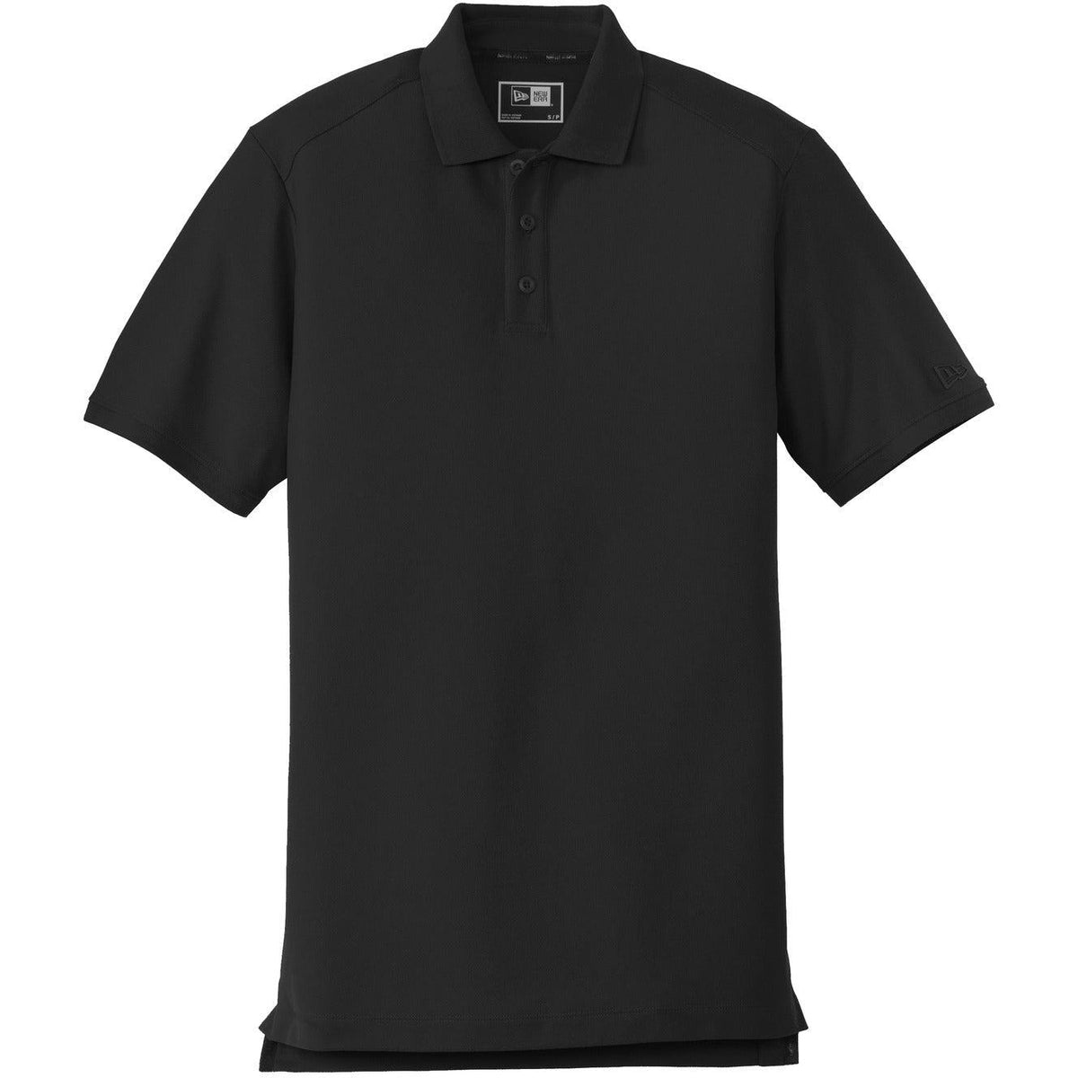 no-logo New Era Venue Home Plate Polo-Regular-New Era-Black-S-Thread Logic