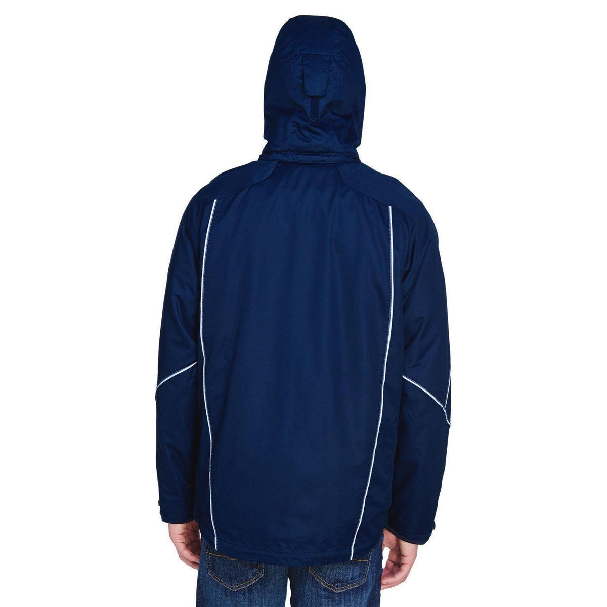 no-logo North End Angle 3-in-1 Jacket with Bonded Fleece Liner-Men's Jackets-North End-Thread Logic