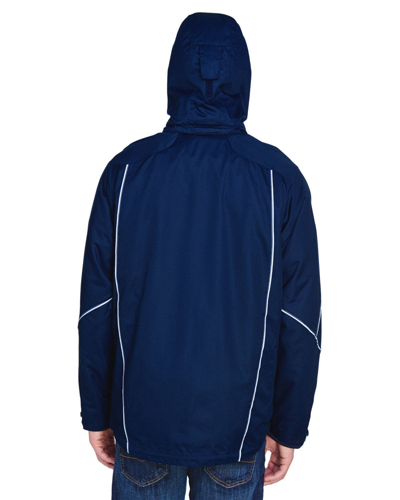 no-logo North End Angle 3-in-1 Jacket with Bonded Fleece Liner-Men's Jackets-North End-Thread Logic