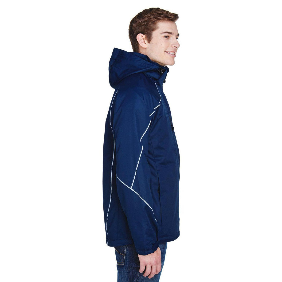 no-logo North End Angle 3-in-1 Jacket with Bonded Fleece Liner-Men's Jackets-North End-Thread Logic