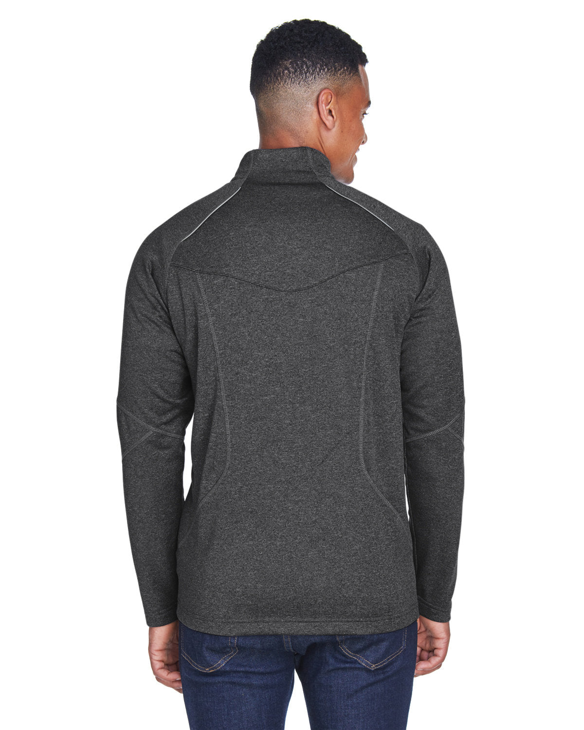 no-logo North End Catalyst Performance Fleece Quarter-Zip-Men's Layering-North End-Thread Logic