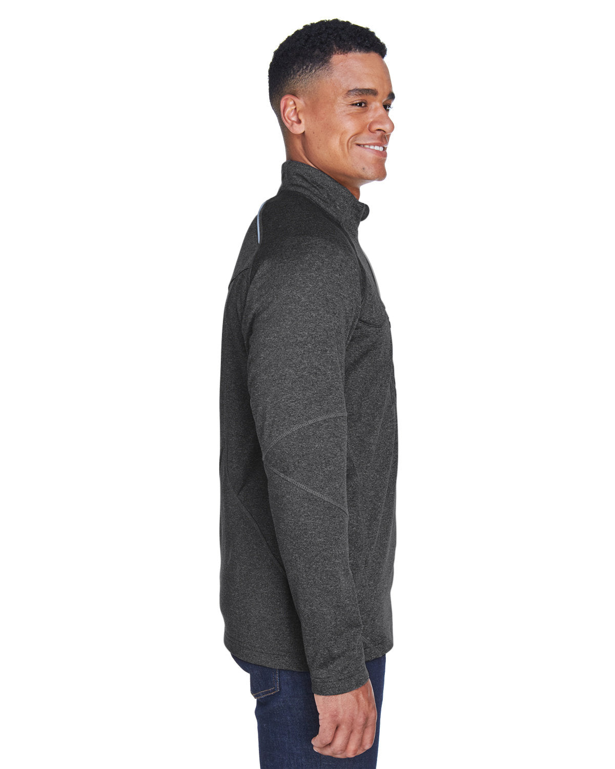 no-logo North End Catalyst Performance Fleece Quarter-Zip-Men's Layering-North End-Thread Logic
