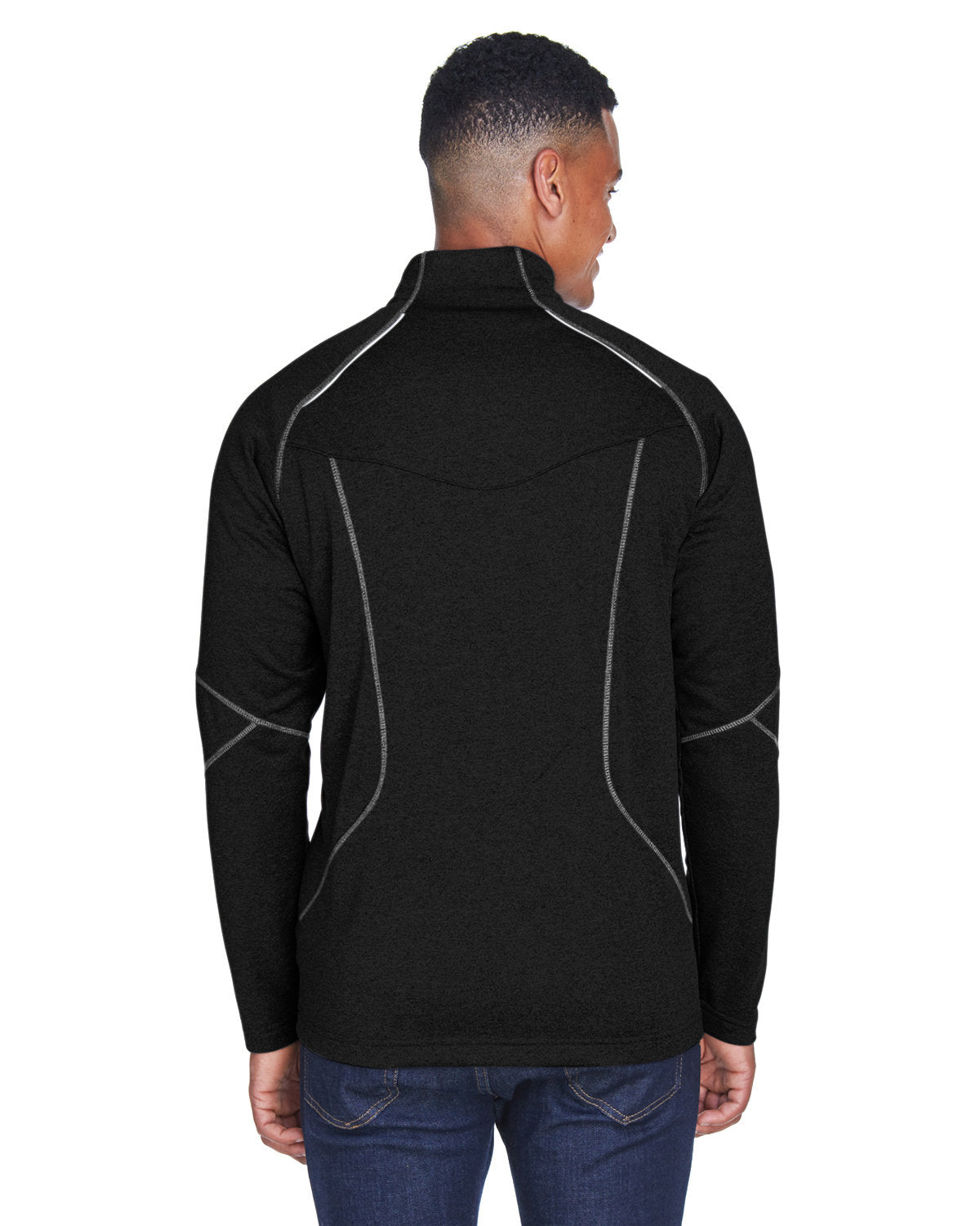 no-logo North End Catalyst Performance Fleece Quarter-Zip-Men's Layering-North End-Thread Logic