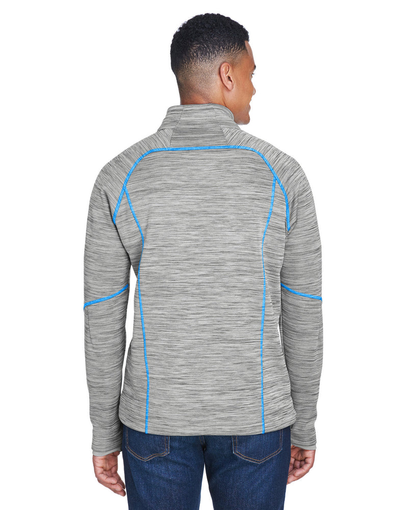 no-logo North End Flux Mélange Bonded Fleece Jacket-Men's Jackets-North End-Thread Logic