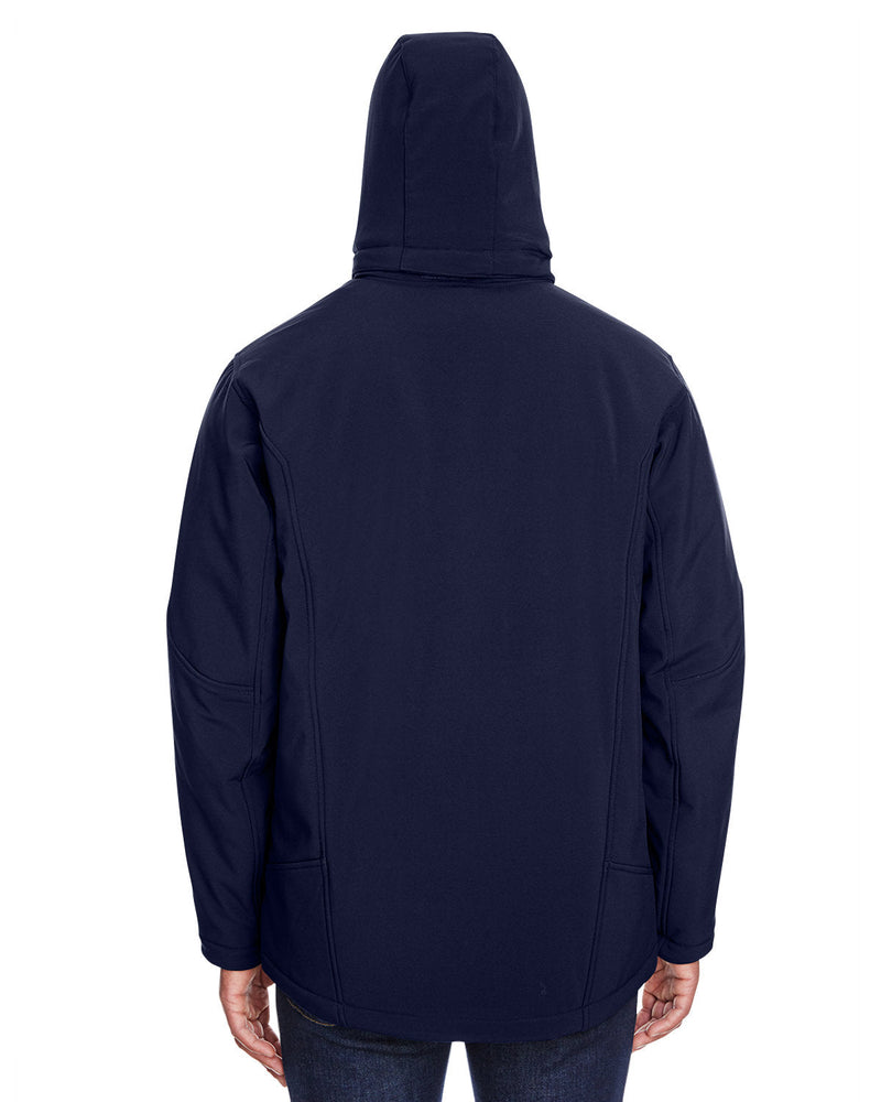 no-logo North End Glacier Insulated Three-Layer Fleece Bonded Soft Shell Jacket-Men's Jackets-North End-Thread Logic
