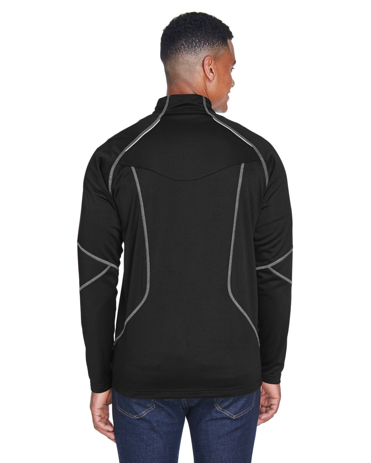 no-logo North End Gravity Performance Fleece Jacket-Men's Jackets-North End-Thread Logic