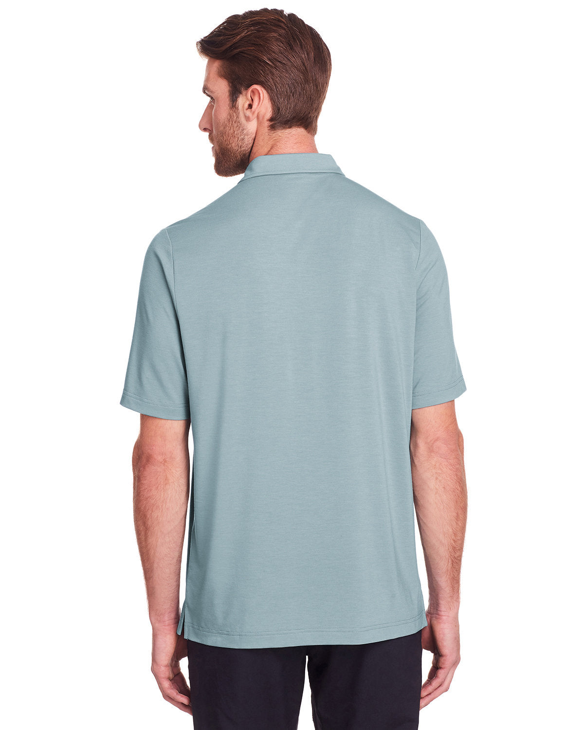 no-logo North End Jaq Snap-Up Stretch Performance Polo-Men's Polos-North End-Thread Logic