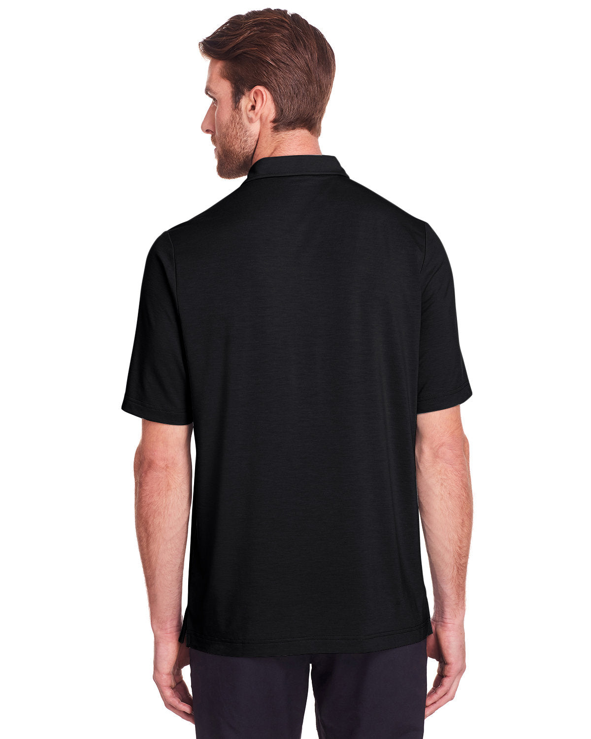 no-logo North End Jaq Snap-Up Stretch Performance Polo-Men's Polos-North End-Thread Logic