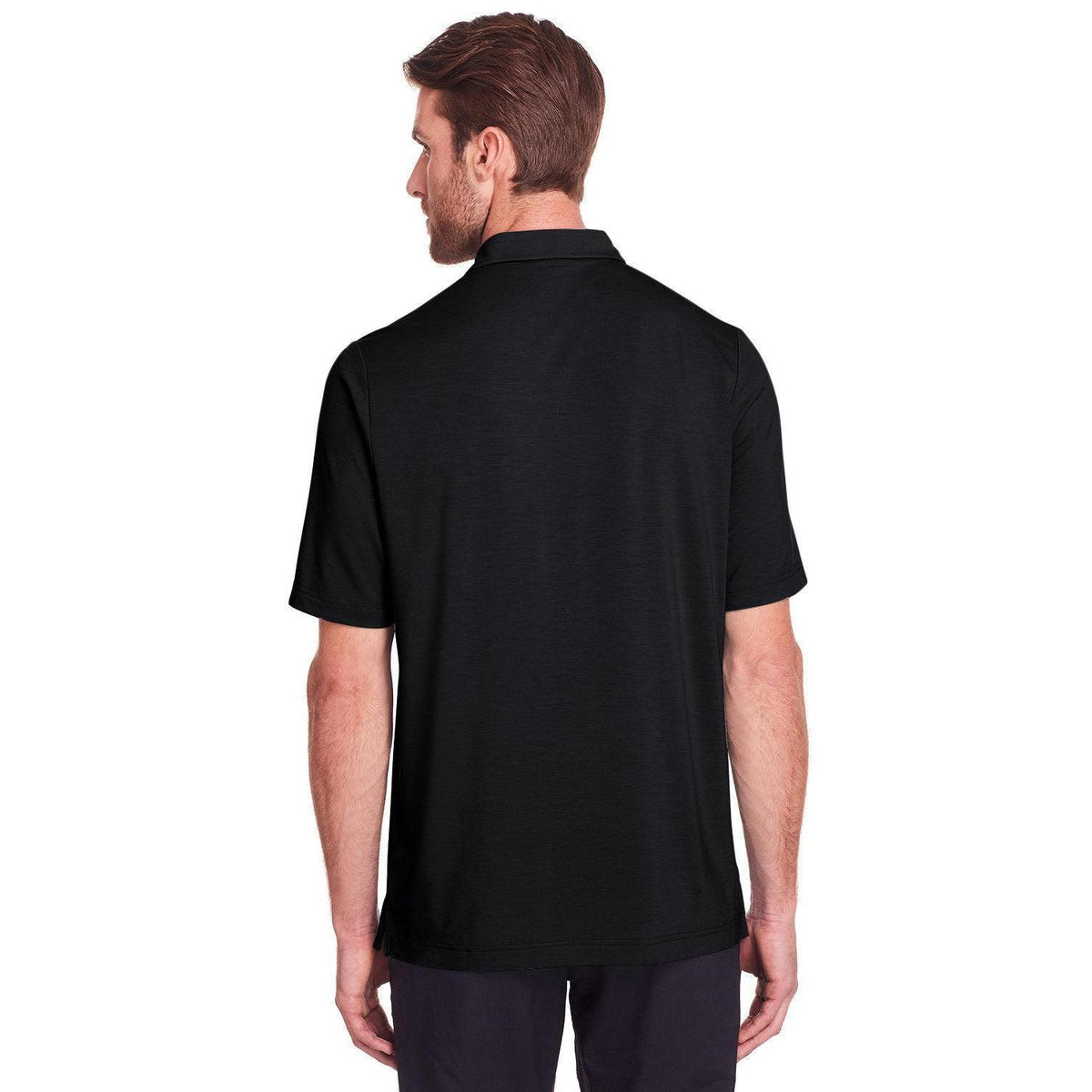 no-logo North End Jaq Snap-Up Stretch Performance Polo-Men's Polos-North End-Thread Logic