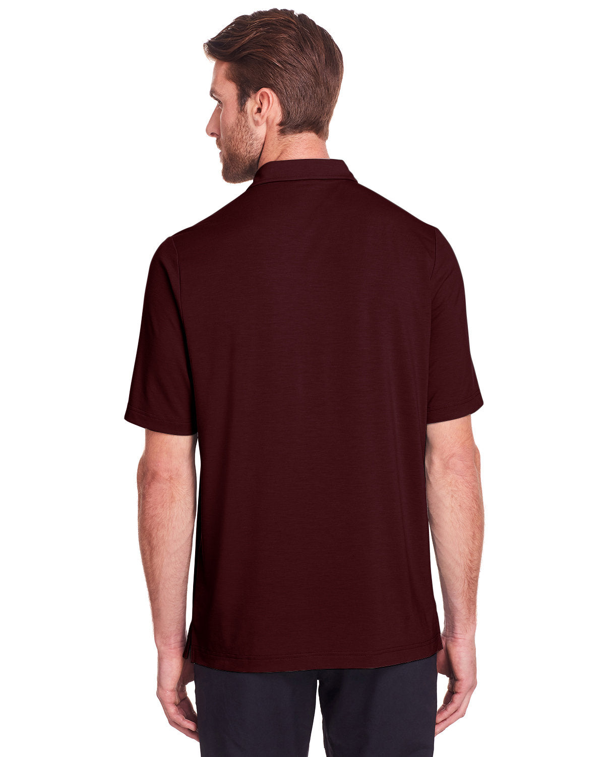 no-logo North End Jaq Snap-Up Stretch Performance Polo-Men's Polos-North End-Thread Logic