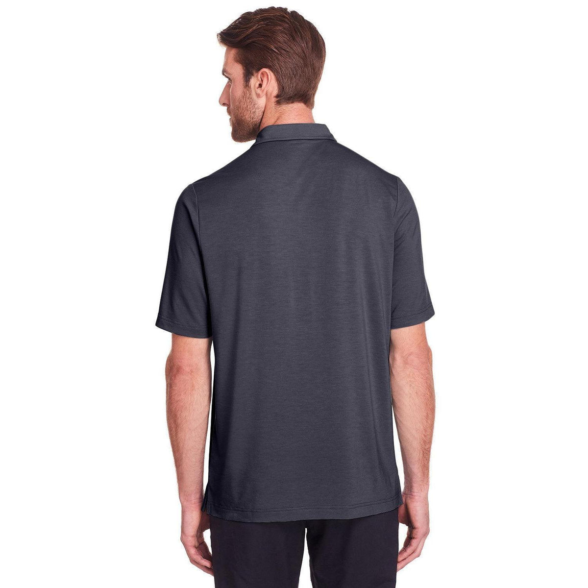 no-logo North End Jaq Snap-Up Stretch Performance Polo-Men's Polos-North End-Thread Logic
