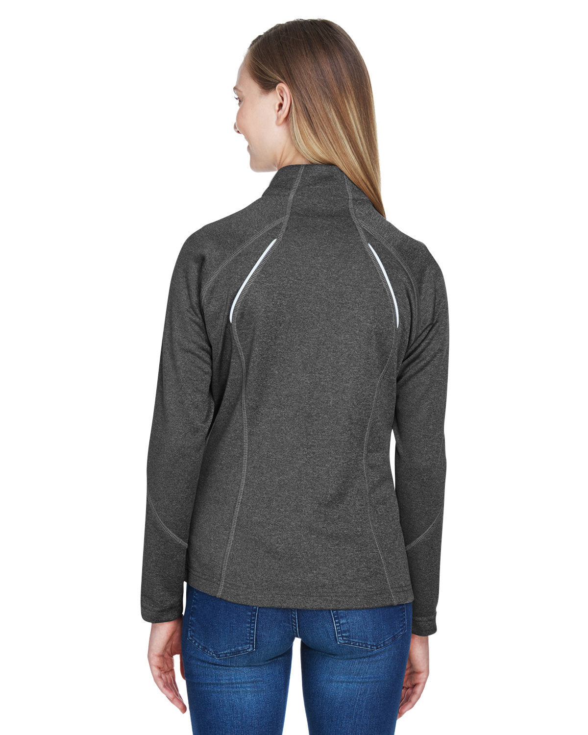 no-logo North End Ladies Gravity Performance Fleece Jacket-Ladies Jackets-North End-Thread Logic