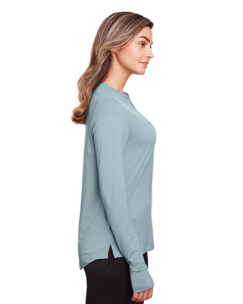 no-logo North End Ladies Jaq Snap-Up Stretch Performance Pullover-Ladies Layering-North End-Thread Logic