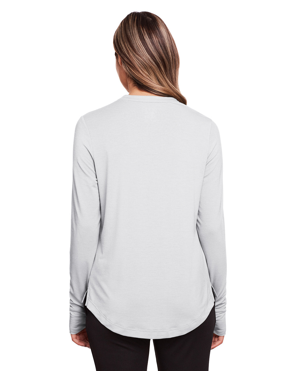 no-logo North End Ladies Jaq Snap-Up Stretch Performance Pullover-Ladies Layering-North End-Thread Logic