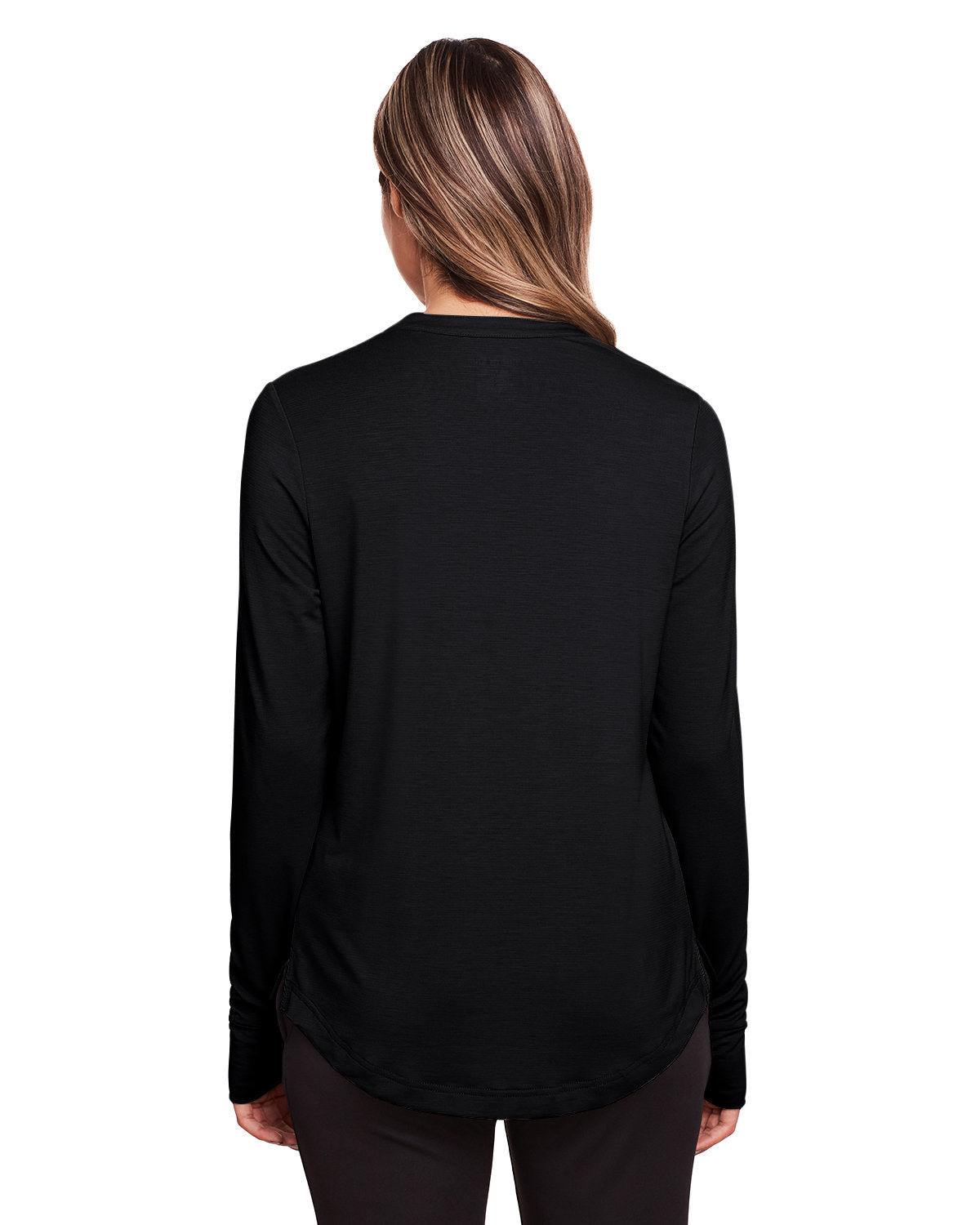no-logo North End Ladies Jaq Snap-Up Stretch Performance Pullover-Ladies Layering-North End-Thread Logic