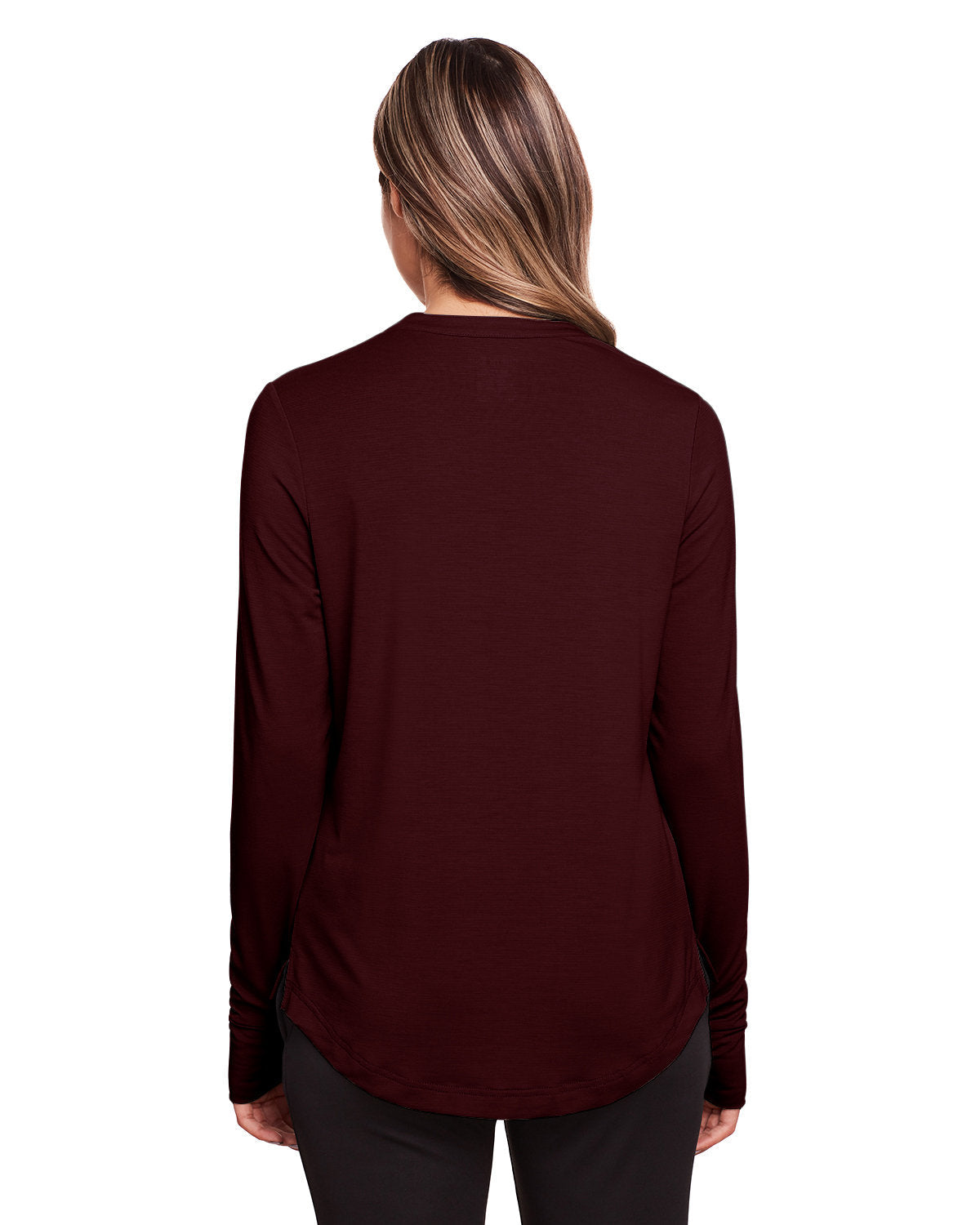 no-logo North End Ladies Jaq Snap-Up Stretch Performance Pullover-Ladies Layering-North End-Thread Logic