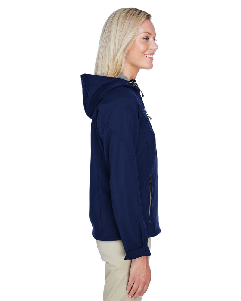 78681 North End Ladies' Pulse Textured Bonded Fleece Jacket with Print