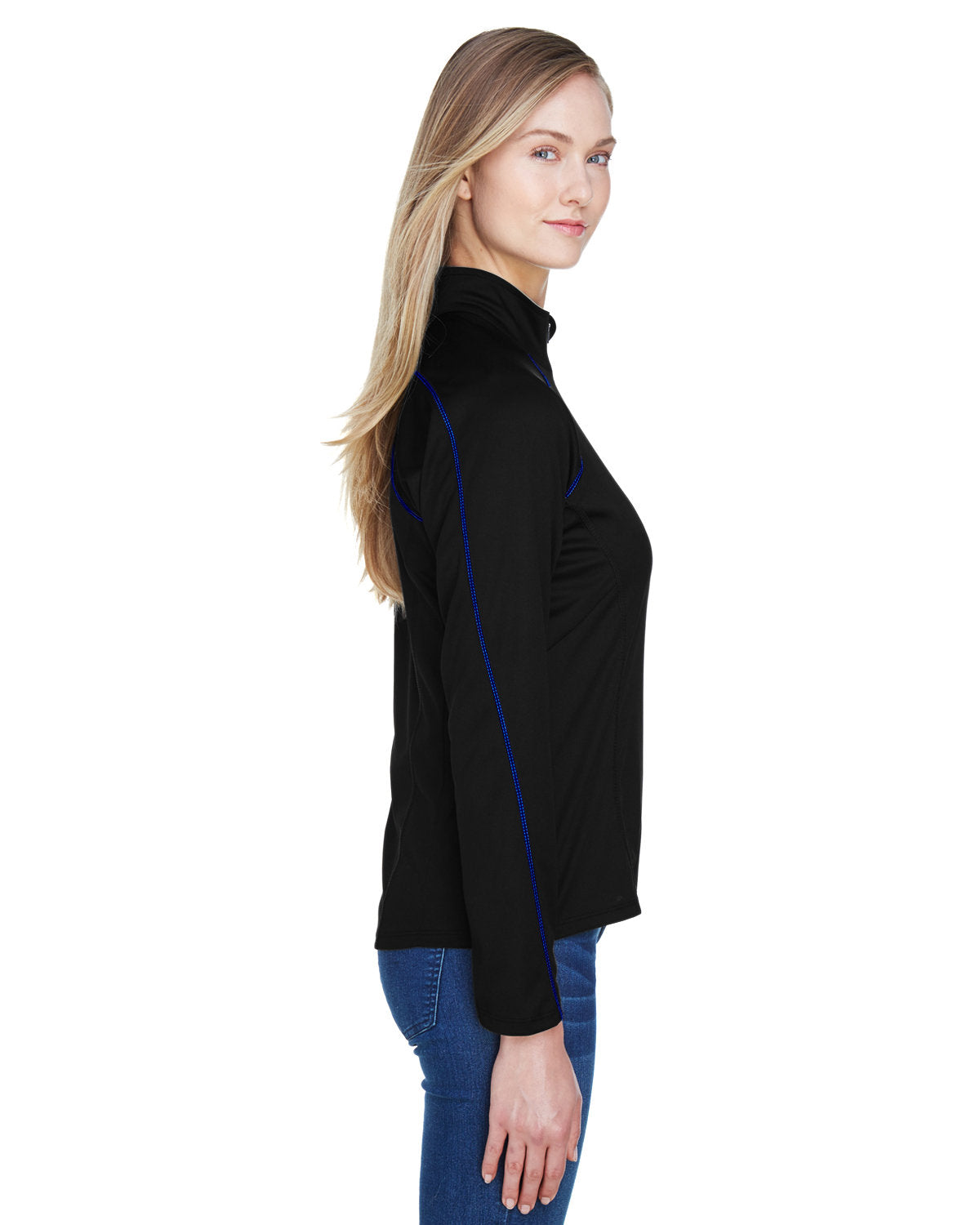 no-logo North End Ladies Radar Performance Quarter-Zip-Ladies Layering-North End-Thread Logic