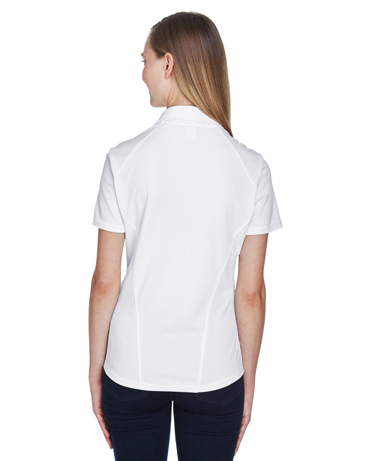 no-logo North End Ladies Recycled Polyester Performance Pique Polo-Ladies Polos-North End-Thread Logic