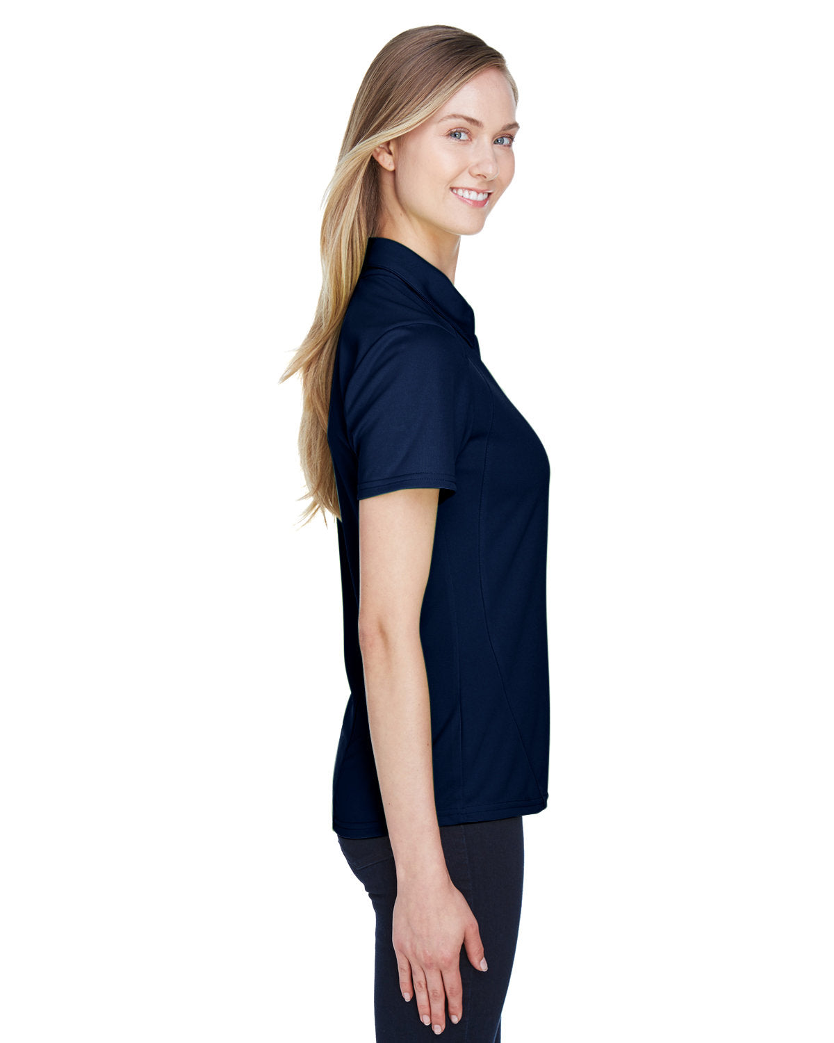 no-logo North End Ladies Recycled Polyester Performance Pique Polo-Ladies Polos-North End-Thread Logic