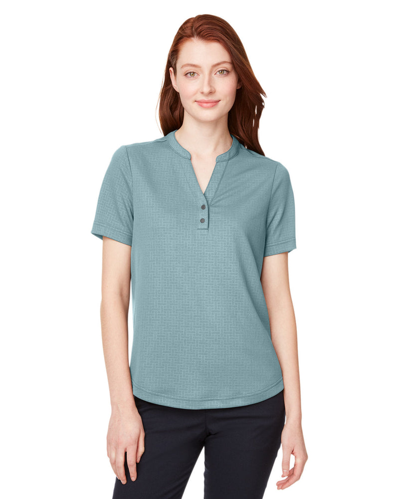  North End Ladies Replay Recycled Polo-Ladies Polos-North End-Opal Blue-XS-Thread Logic