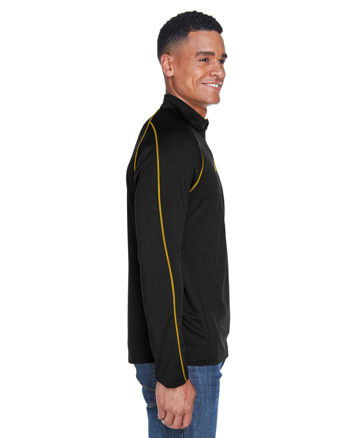no-logo North End Radar Performance Quarter-Zip-Men's Layering-North End-Thread Logic