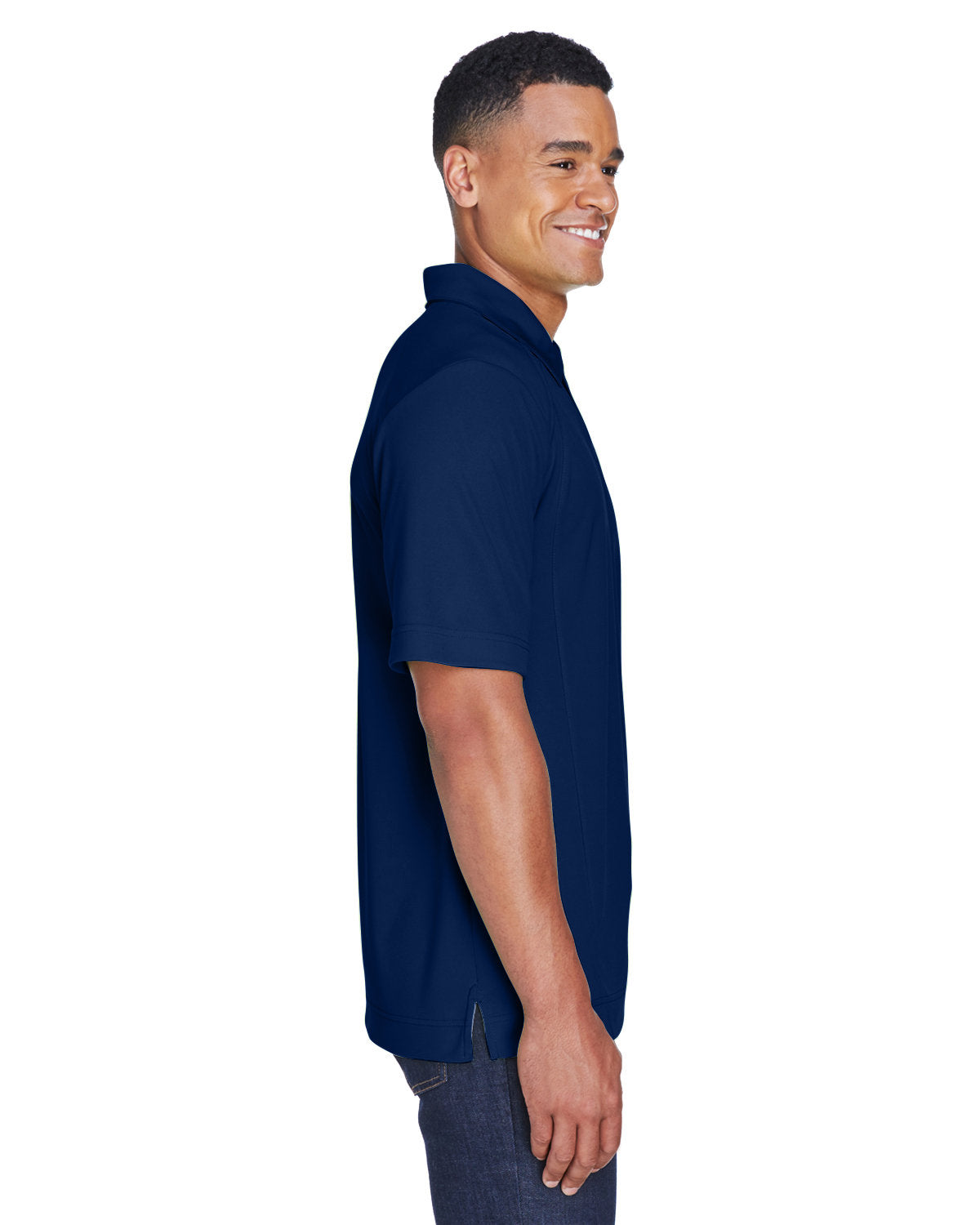 no-logo North End Recycled Polyester Performance Pique Polo-Men's Polos-North End-Thread Logic