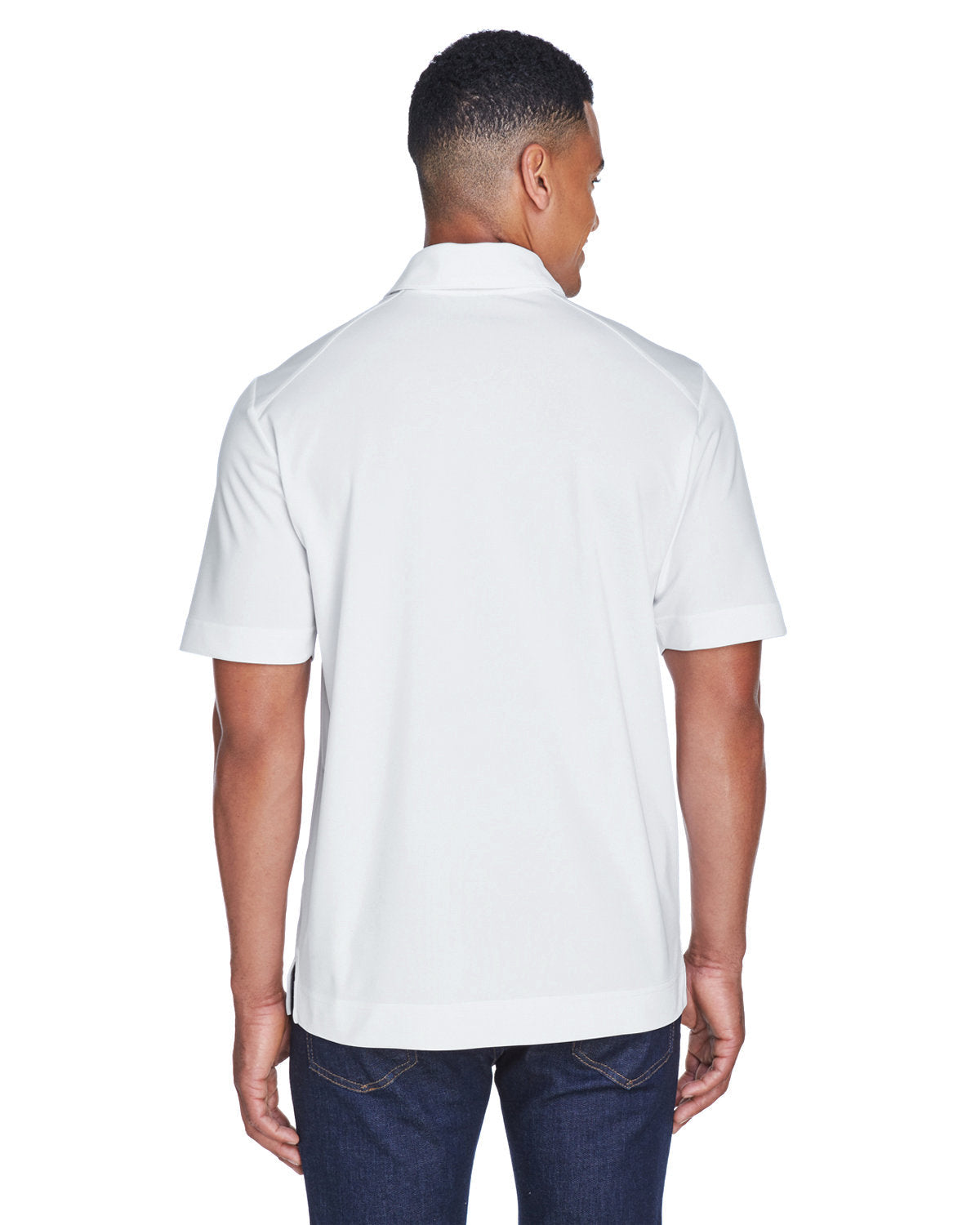 no-logo North End Recycled Polyester Performance Pique Polo-Men's Polos-North End-Thread Logic