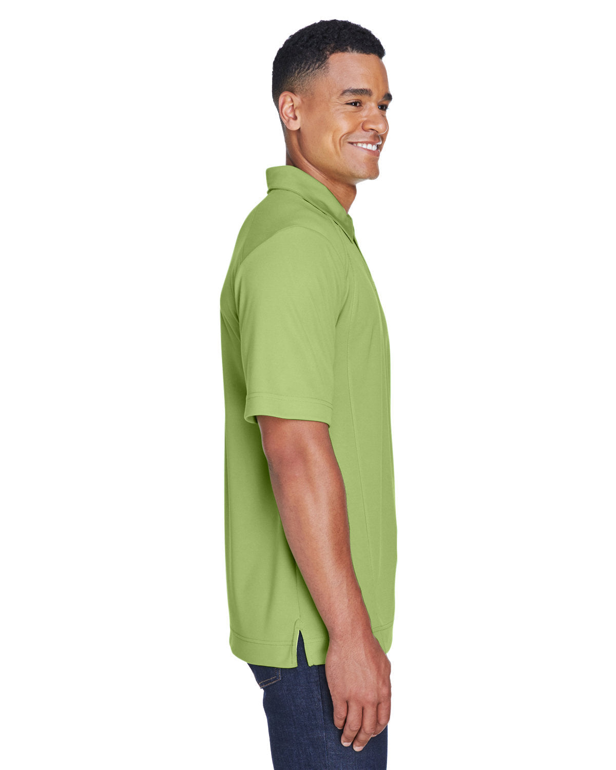 no-logo North End Recycled Polyester Performance Pique Polo-Men's Polos-North End-Thread Logic