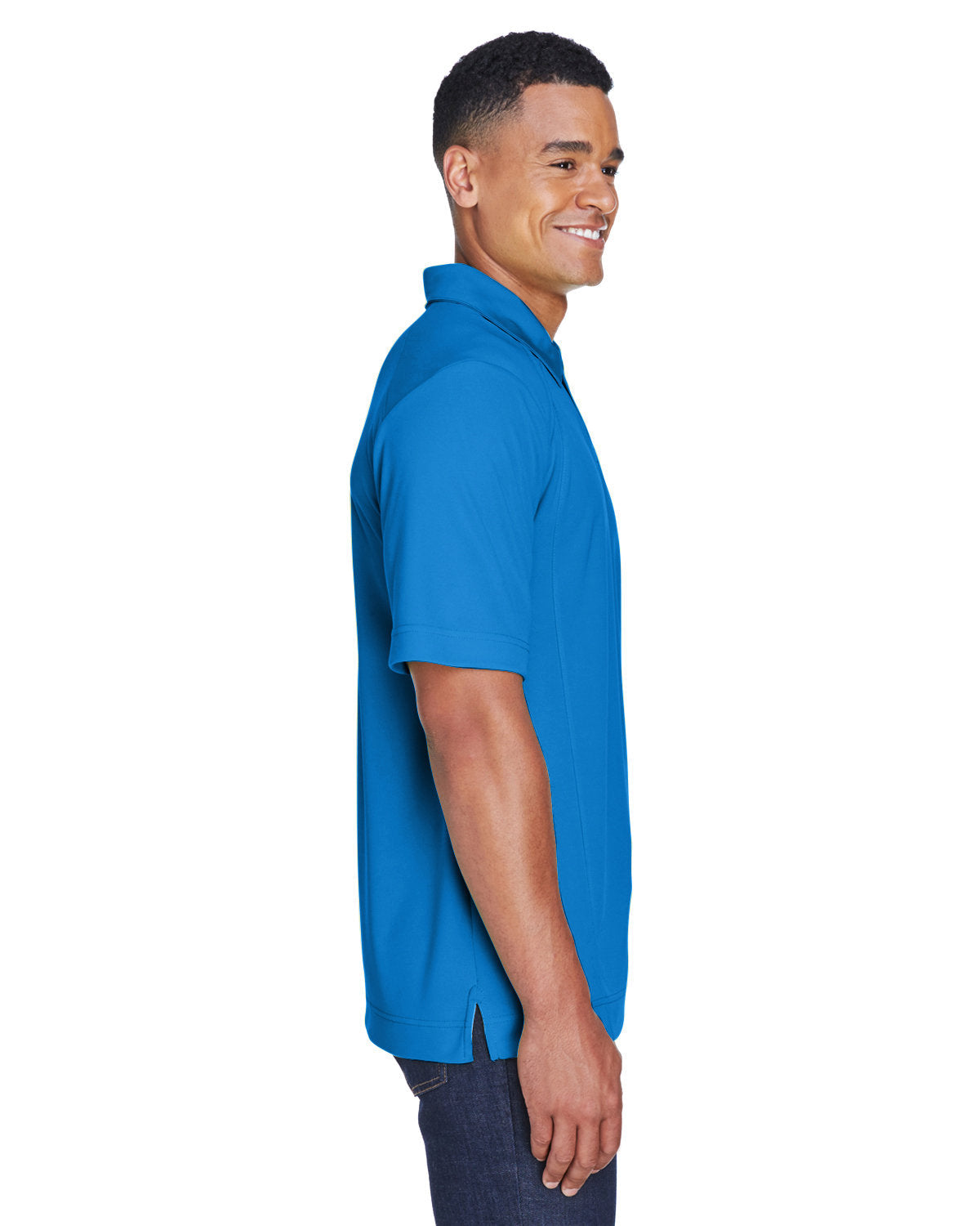 no-logo North End Recycled Polyester Performance Pique Polo-Men's Polos-North End-Thread Logic