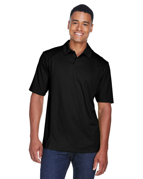  North End Recycled Polyester Performance Pique Polo-Men's Polos-North End-Black-S-Thread Logic