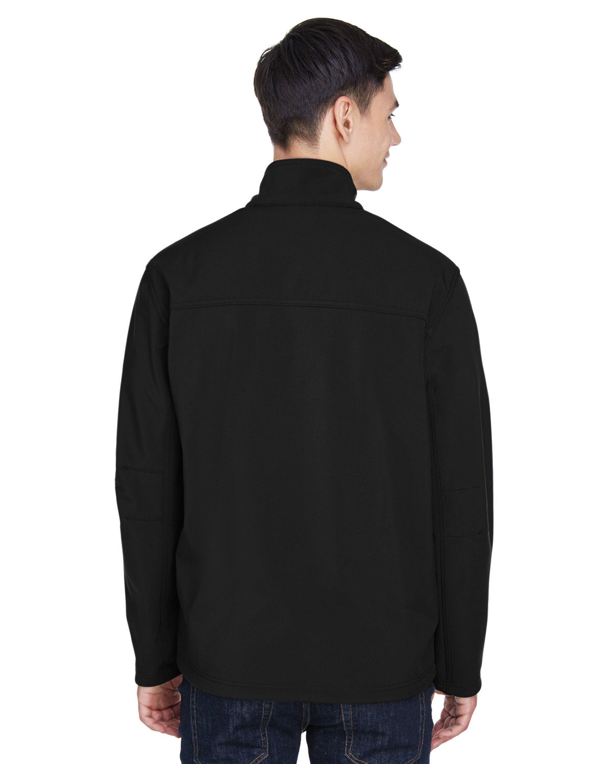 no-logo North End Three-Layer Fleece Bonded Performance Soft Shell Jacket-Men's Jackets-North End-Thread Logic