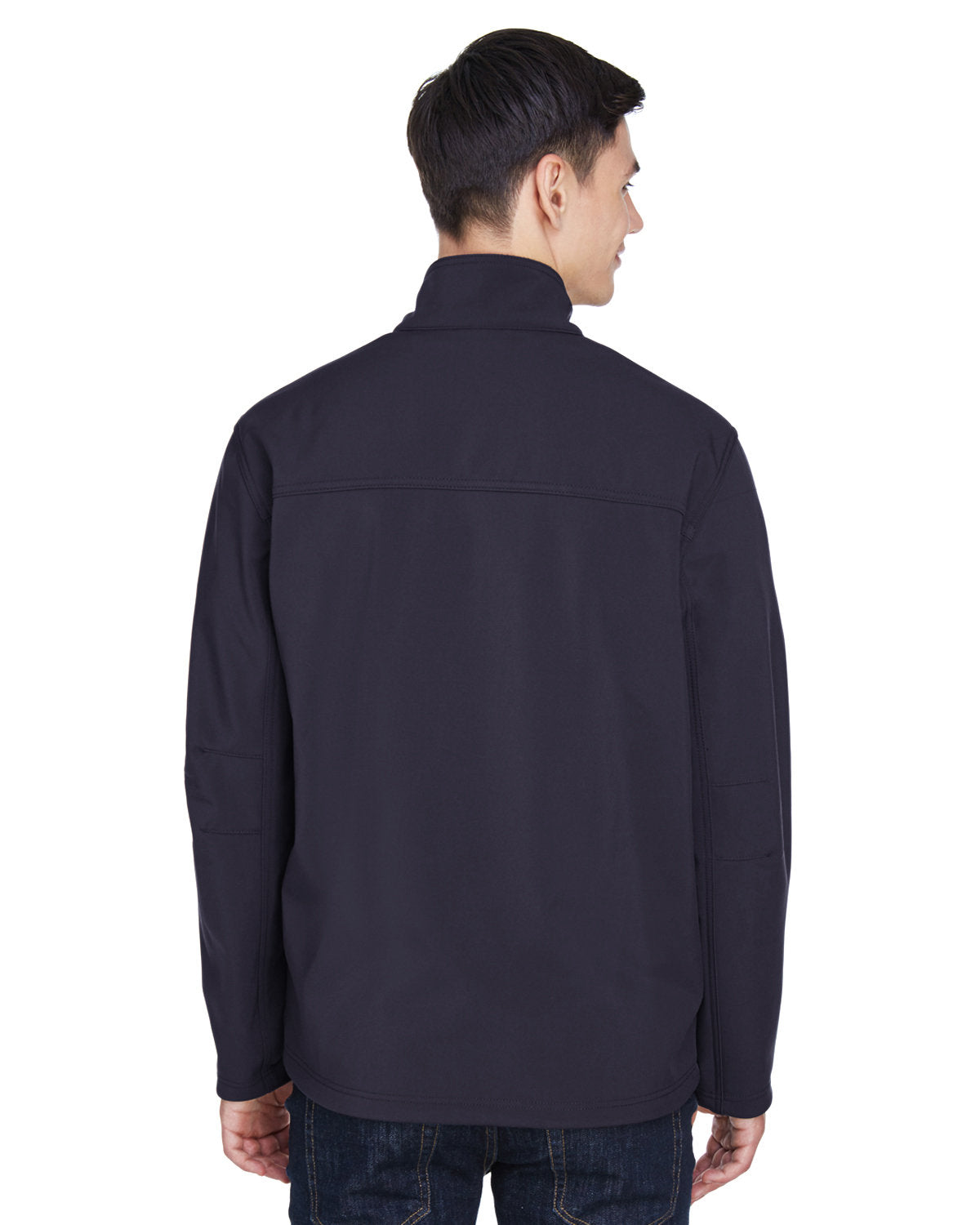 no-logo North End Three-Layer Fleece Bonded Performance Soft Shell Jacket-Men's Jackets-North End-Thread Logic
