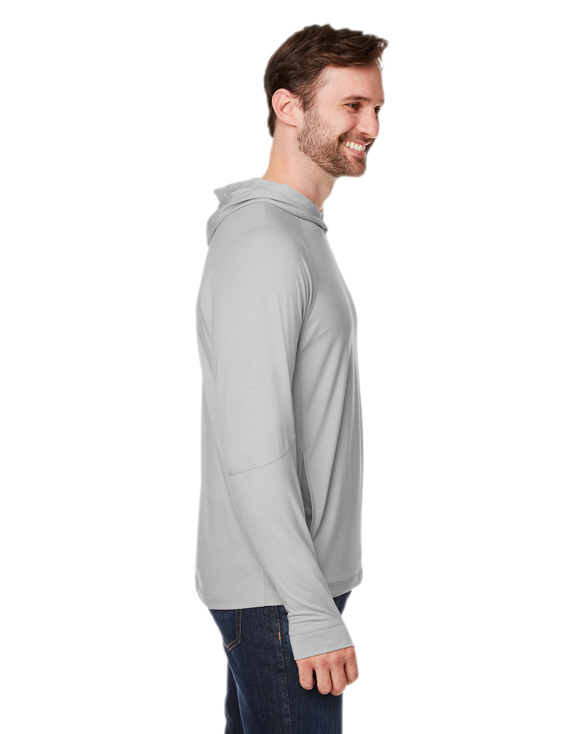 no-logo North End Unisex JAQ Stretch Performance Hoodie-Men's Layering-North End-Thread Logic