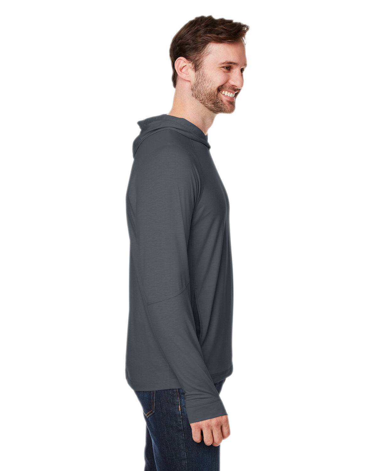 no-logo North End Unisex JAQ Stretch Performance Hoodie-Men's Layering-North End-Thread Logic