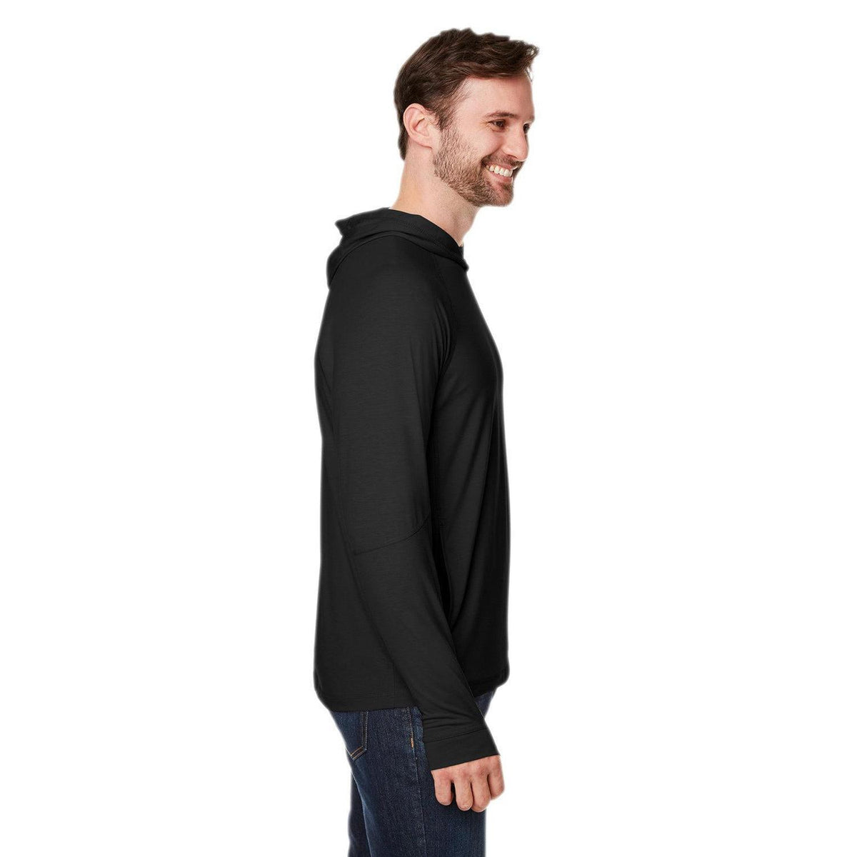 no-logo North End Unisex JAQ Stretch Performance Hoodie-Men's Layering-North End-Thread Logic