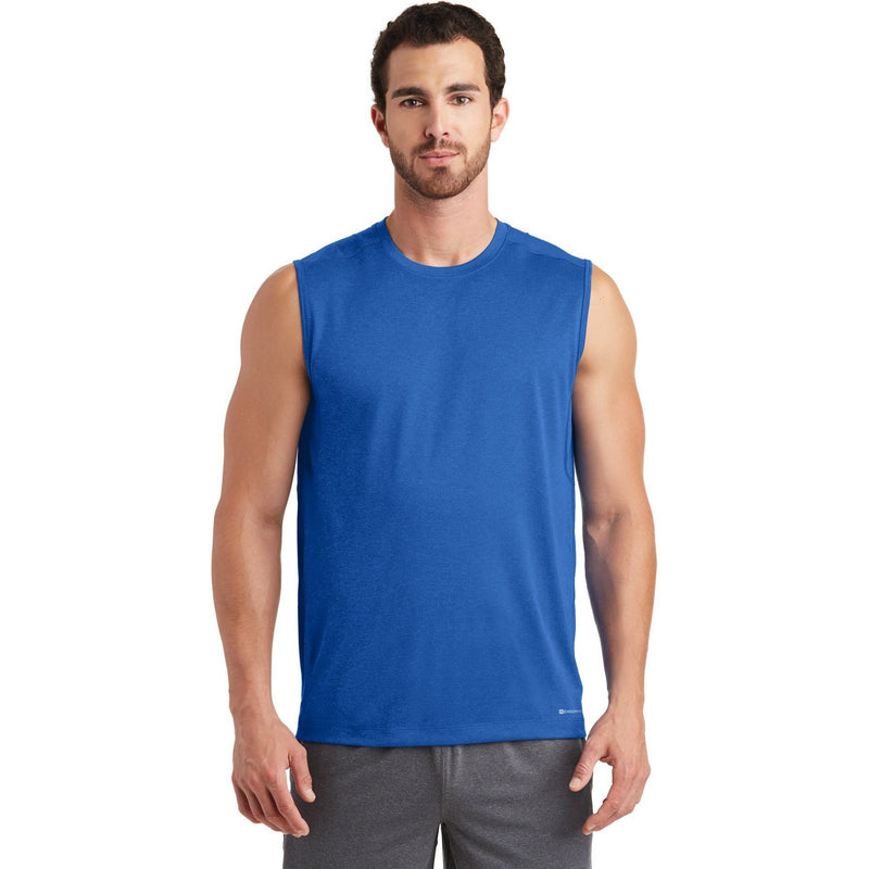 no-logo CLOSEOUT - OGIO Sleeveless Pulse Crew-OGIO-Electric Blue-L-Thread Logic