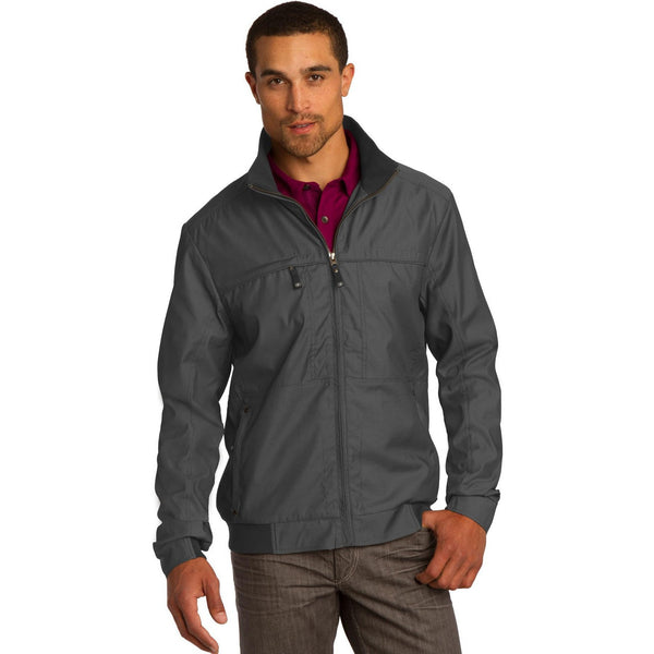 no-logo CLOSEOUT - OGIO Quarry Jacket-OGIO-Asphalt-L-Thread Logic