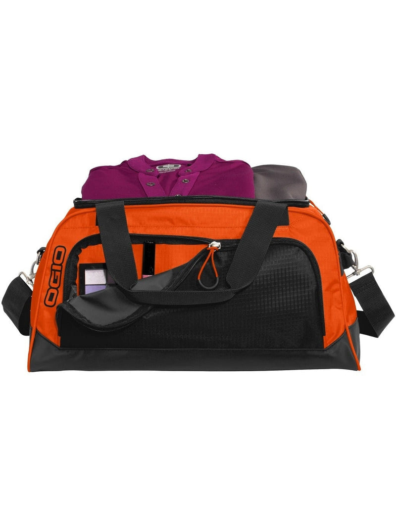 no-logo OGIO Breakaway Duffel-Regular-OGIO-Hot Orange/Black-Thread Logic