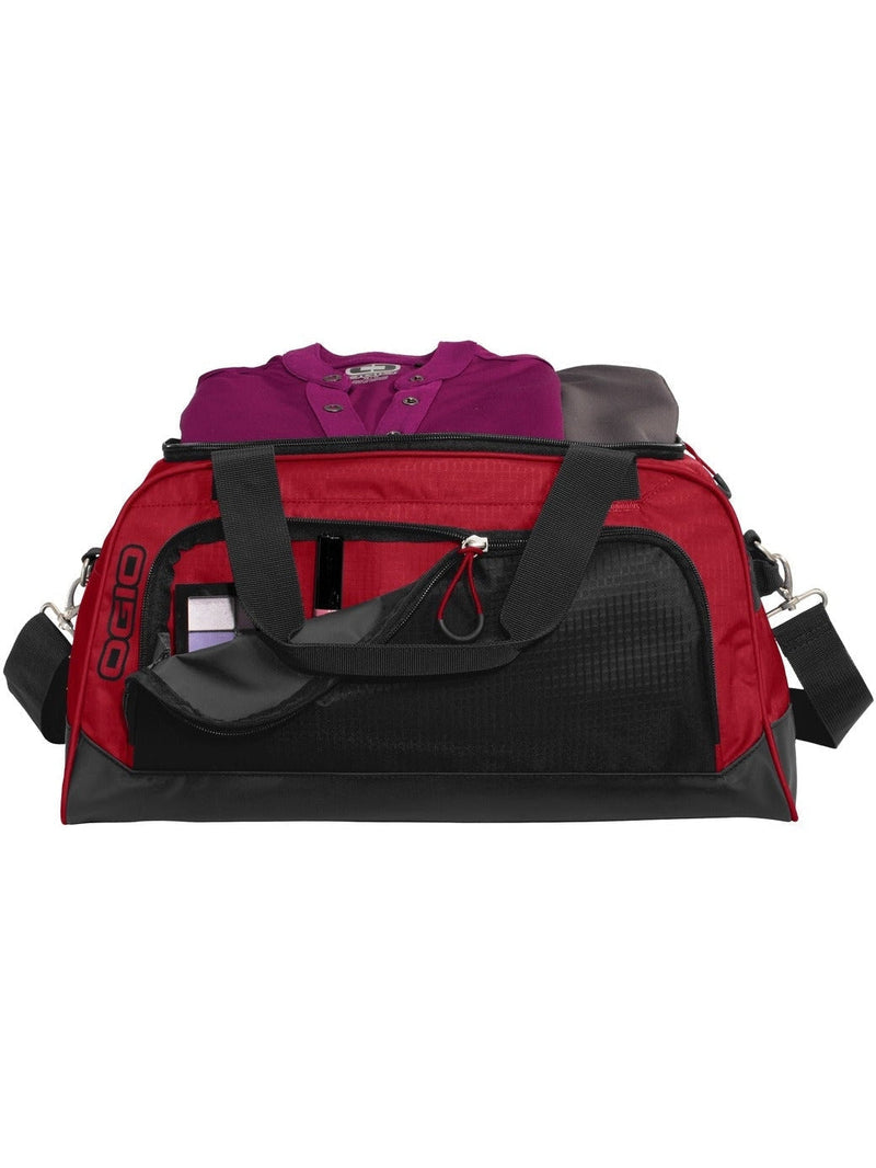 no-logo OGIO Breakaway Duffel-Regular-OGIO-Ripped Red/Black-Thread Logic