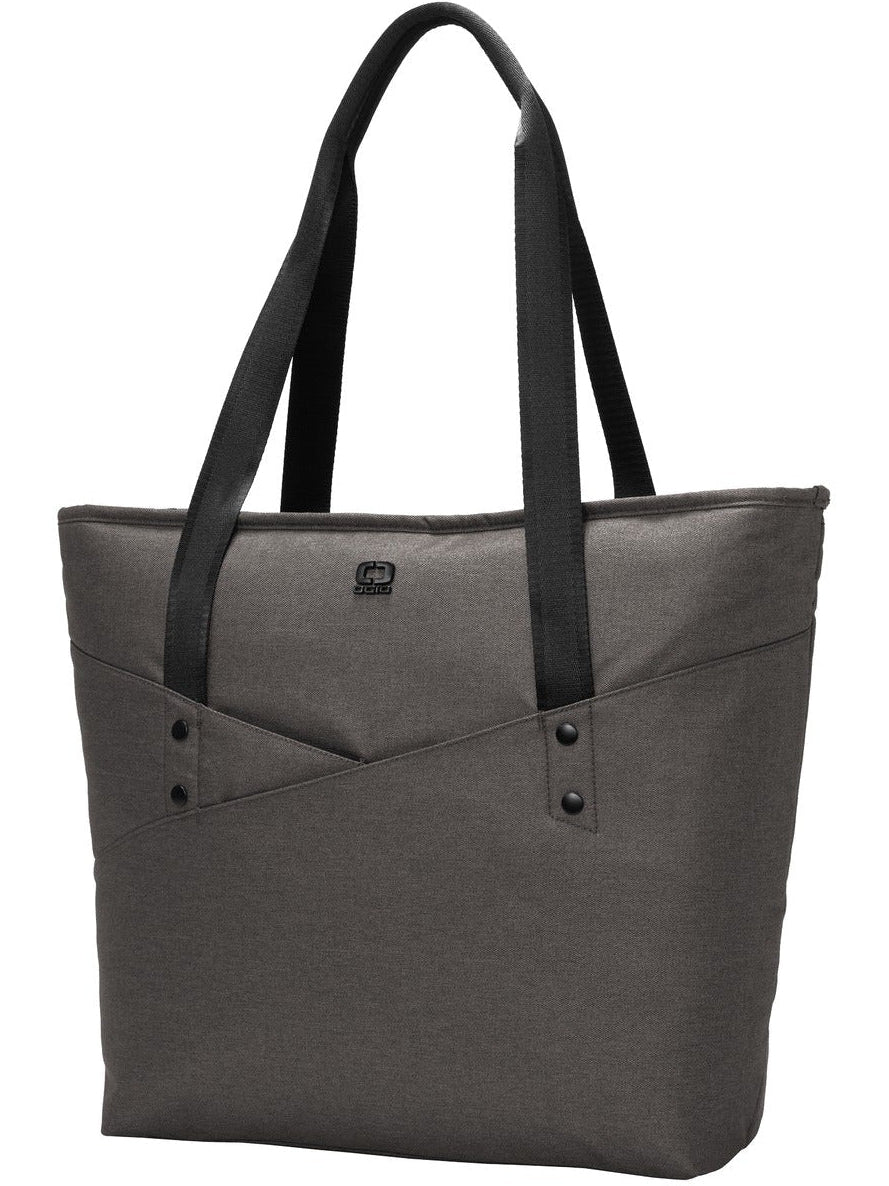 no-logo OGIO Downtown Tote-Regular-OGIO-Tarmac Heather-Thread Logic
